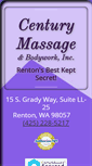Mobile Screenshot of centurymassage.com